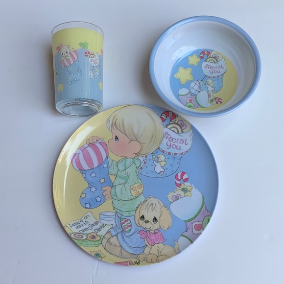 Precious Moments Other - Precious Moments Christmas Boy 3pc Set Precious Moments Other - Precious Moments Christmas Boy 3pc Set
